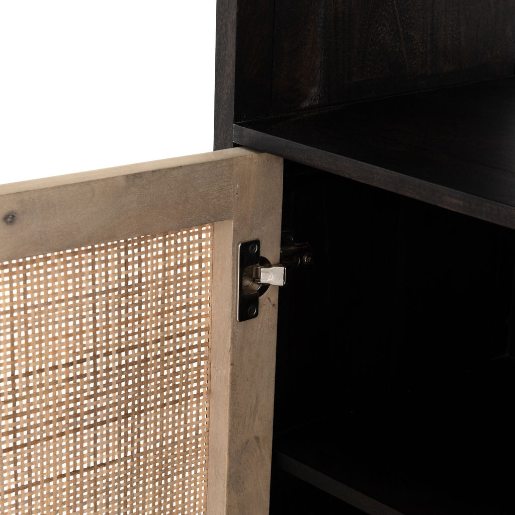 Caned Mango Bookshelf - Sage InteriorsFH