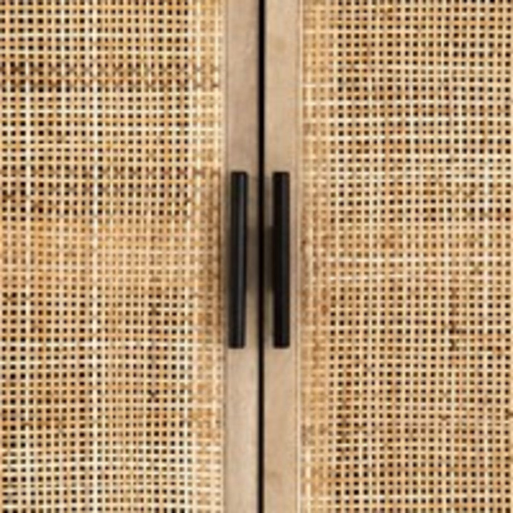 Caned Mango Bookshelf - Sage InteriorsFH