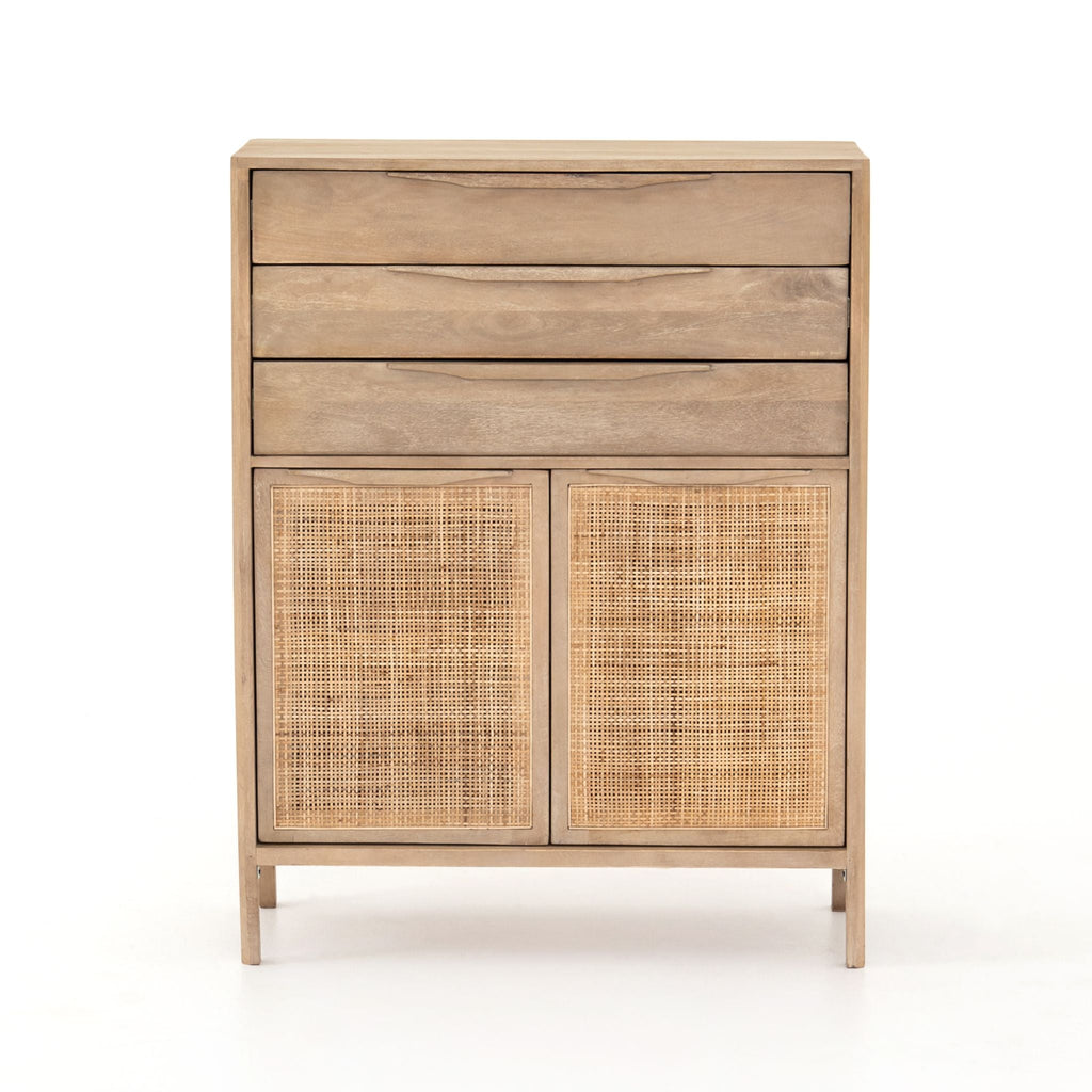 Caned Mango Tall Dresser - Sage InteriorsFH