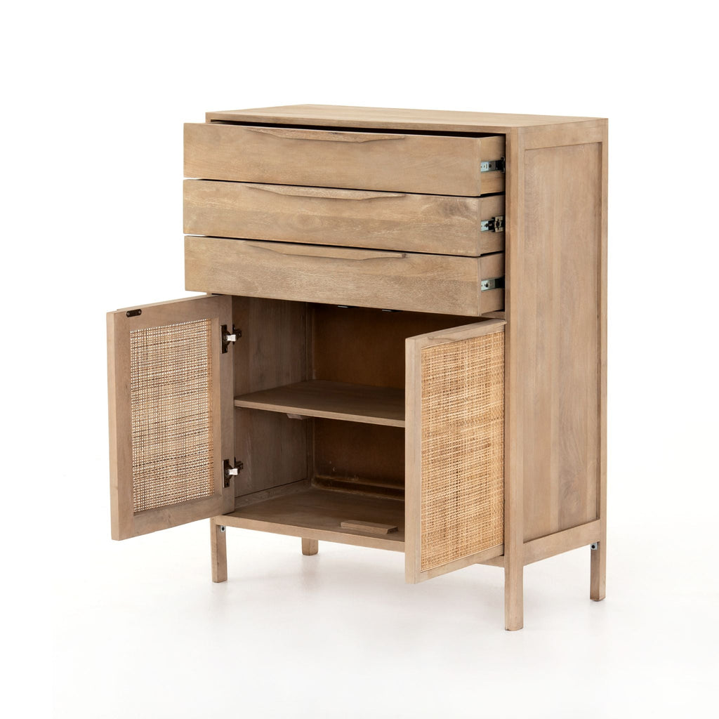 Caned Mango Tall Dresser - Sage InteriorsFH