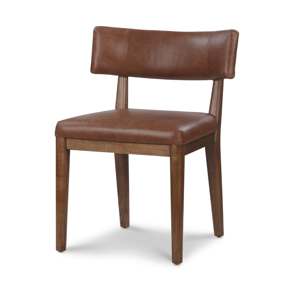 Cardell Dining Chair – Barrel Back Parawood Frame with Fabric Seat - Sage InteriorsSage Interiors