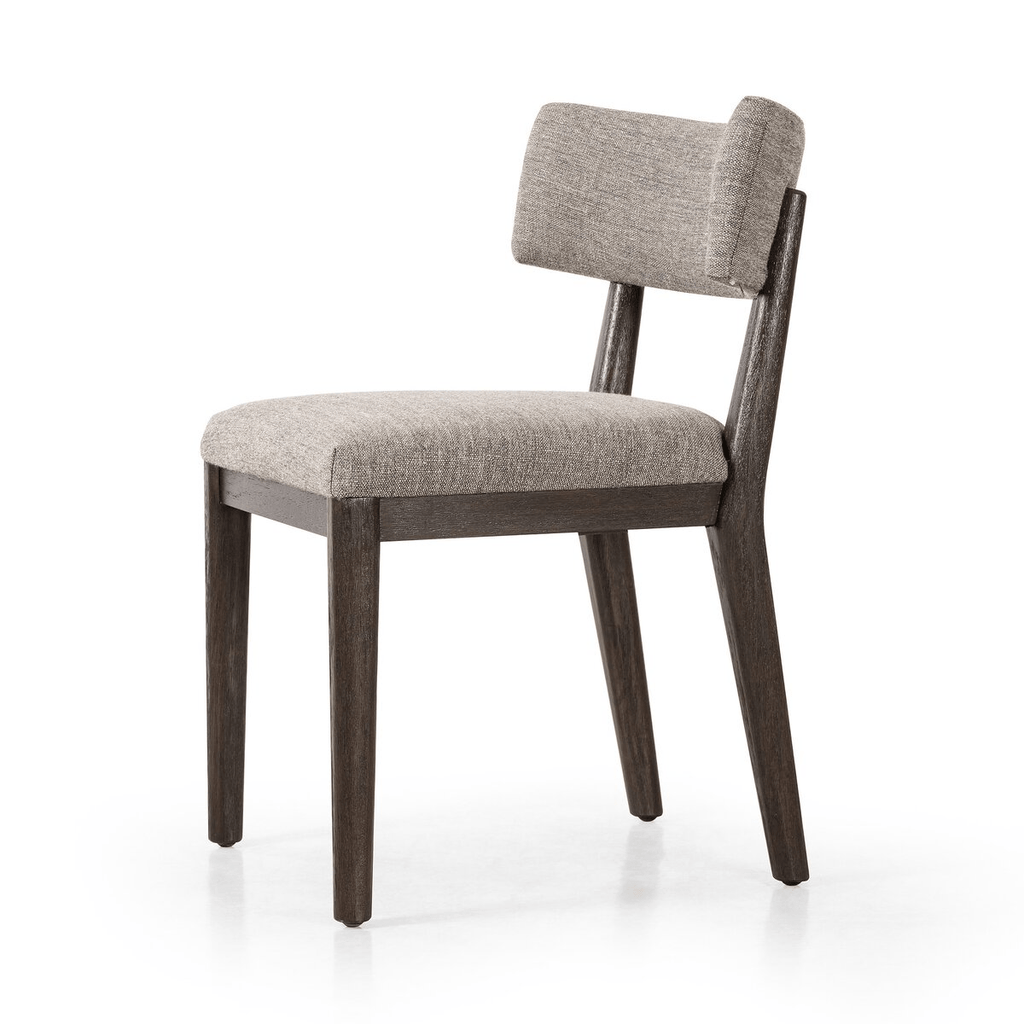 Cardell Dining Chair – Barrel Back Parawood Frame with Fabric Seat - Sage InteriorsSage Interiors