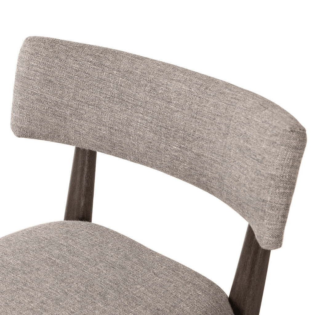 Cardell Dining Chair – Barrel Back Parawood Frame with Fabric Seat - Sage InteriorsSage Interiors