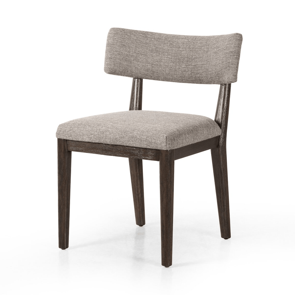 Cardell Dining Chair – Barrel Back Parawood Frame with Fabric Seat - Sage InteriorsSage Interiors