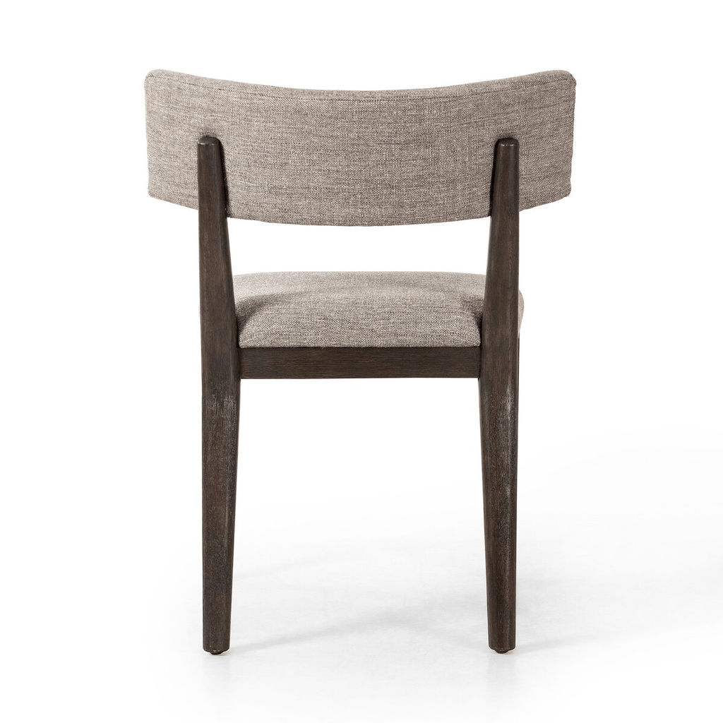 Cardell Dining Chair – Barrel Back Parawood Frame with Fabric Seat - Sage InteriorsSage Interiors