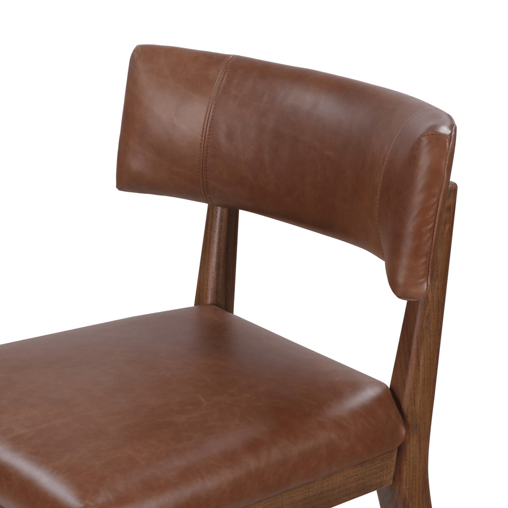 Cardell Dining Chair – Barrel Back Parawood Frame with Fabric Seat - Sage InteriorsSage Interiors