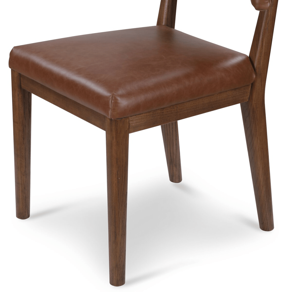 Cardell Dining Chair – Barrel Back Parawood Frame with Fabric Seat - Sage InteriorsSage Interiors