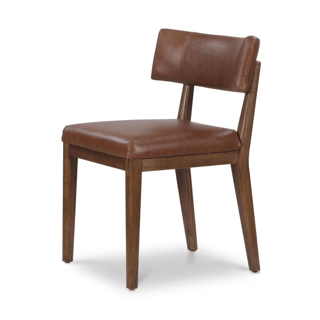 Cardell Dining Chair – Barrel Back Parawood Frame with Fabric Seat - Sage InteriorsSage Interiors