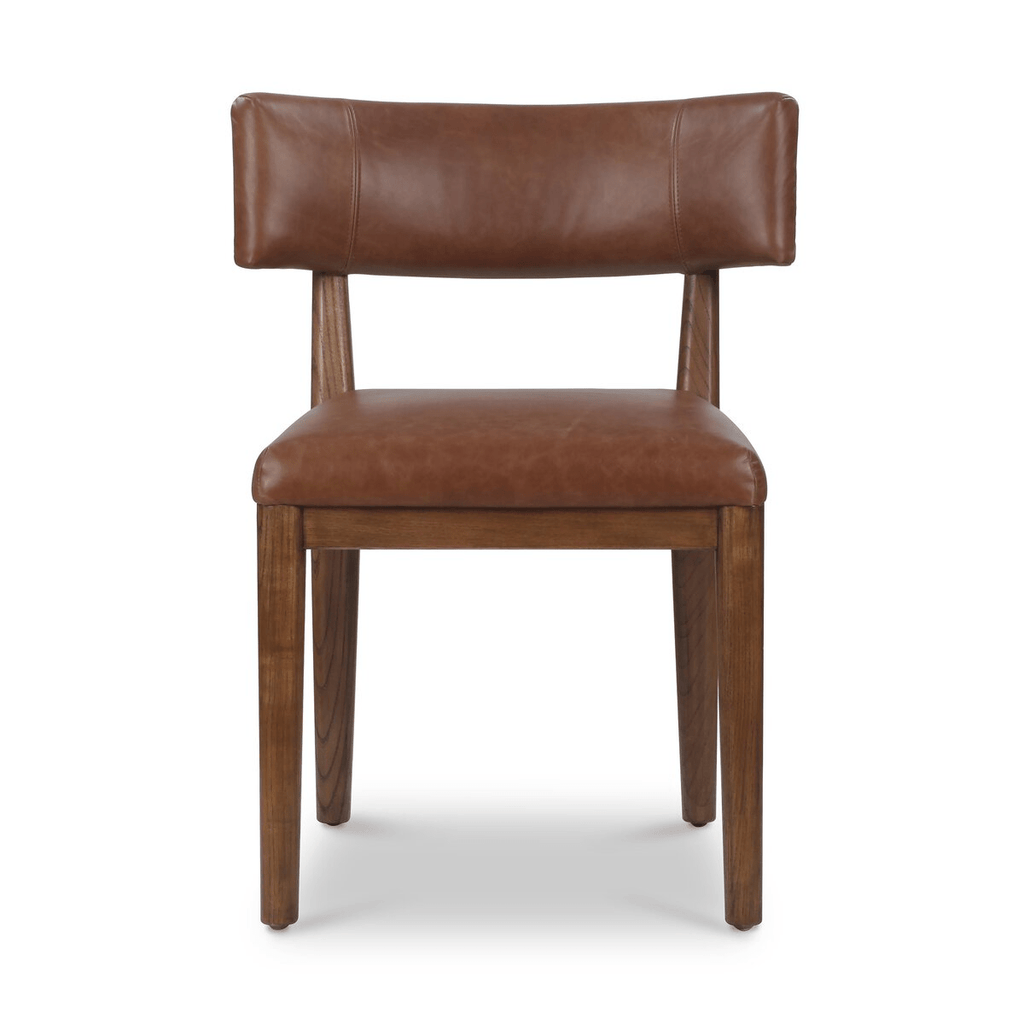 Cardell Dining Chair – Barrel Back Parawood Frame with Fabric Seat - Sage InteriorsSage Interiors