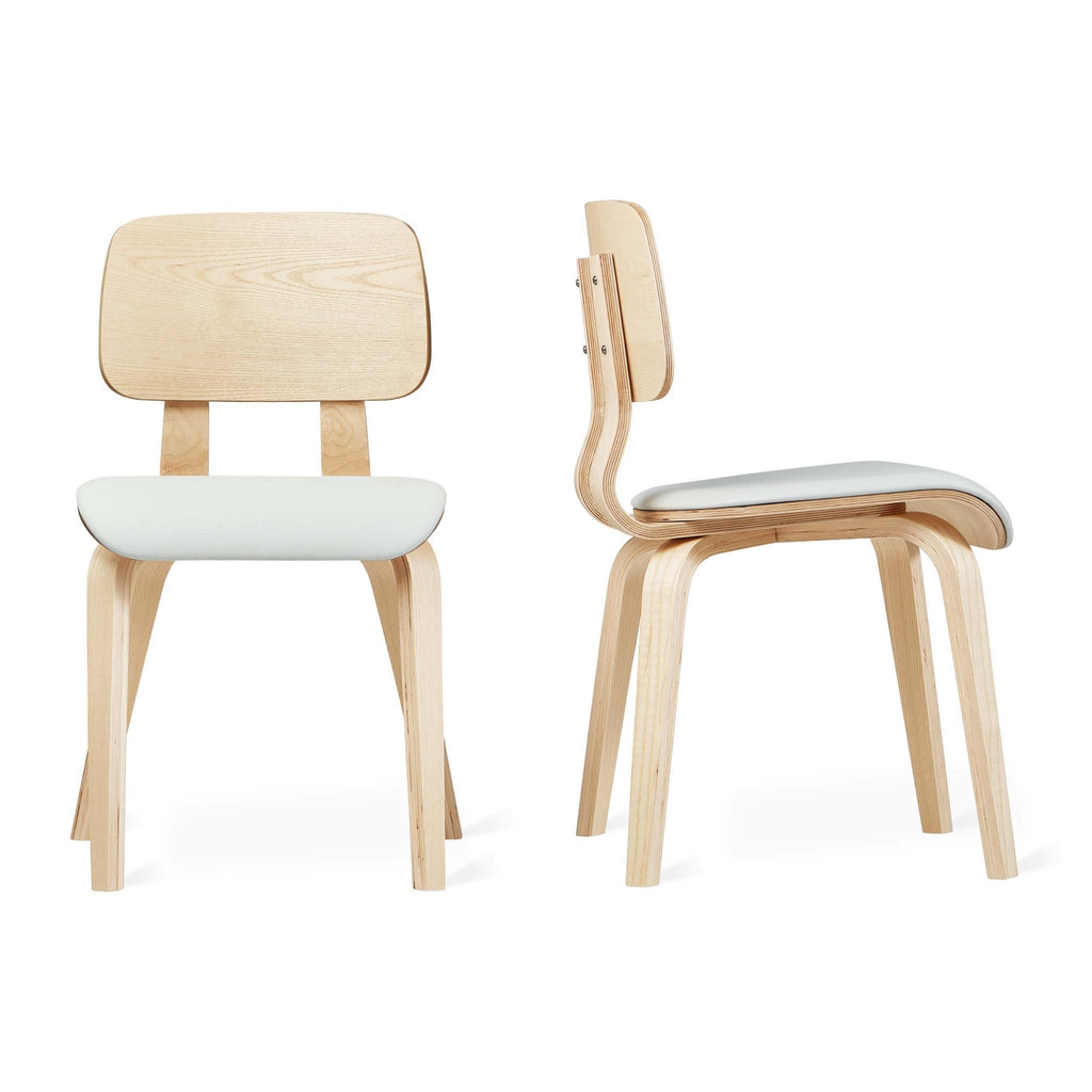 Cardinal Chair – Bent Plywood Design with Leather Seat - Sage InteriorsSage InteriorsCardinal Chair