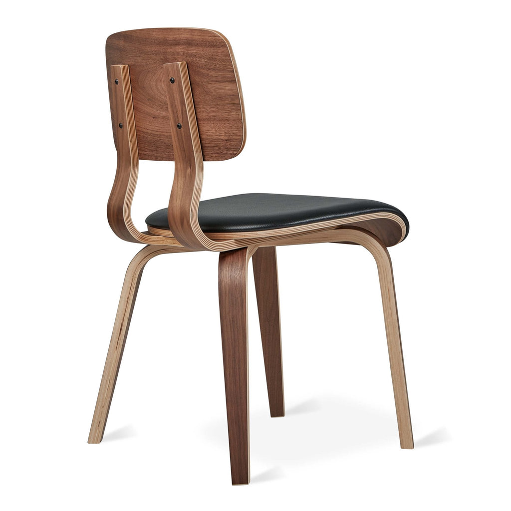 Cardinal Chair – Bent Plywood Design with Leather Seat - Sage InteriorsSage InteriorsCardinal Chair