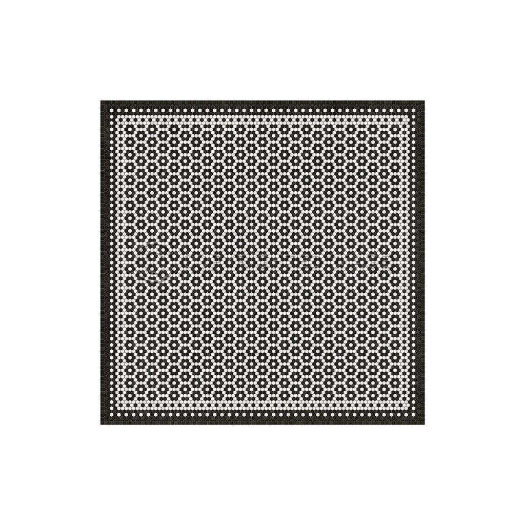 Catherine Street Vintage Vinyl Floorcloth - Sage InteriorsSpicher and Co