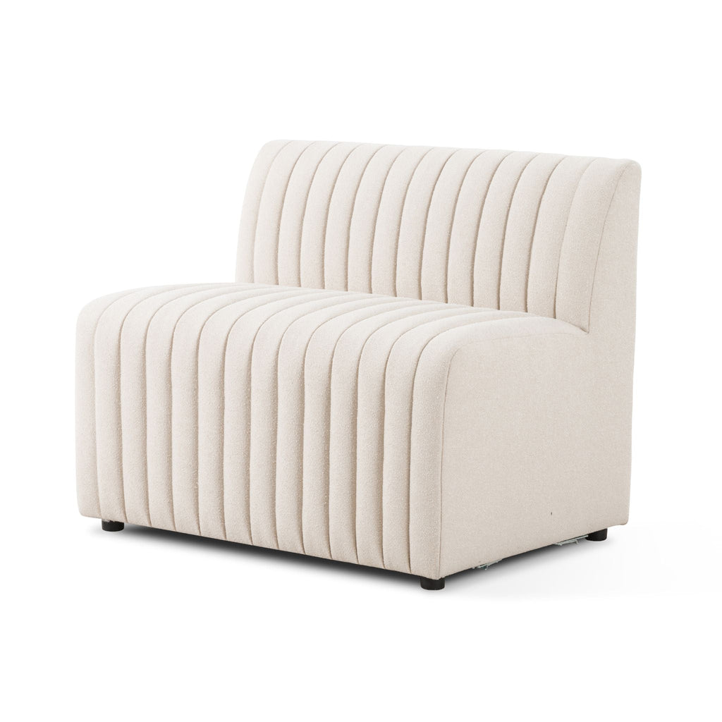 Channel Dining Banquette, Performance Capri Oatmeal - Sage InteriorsFH