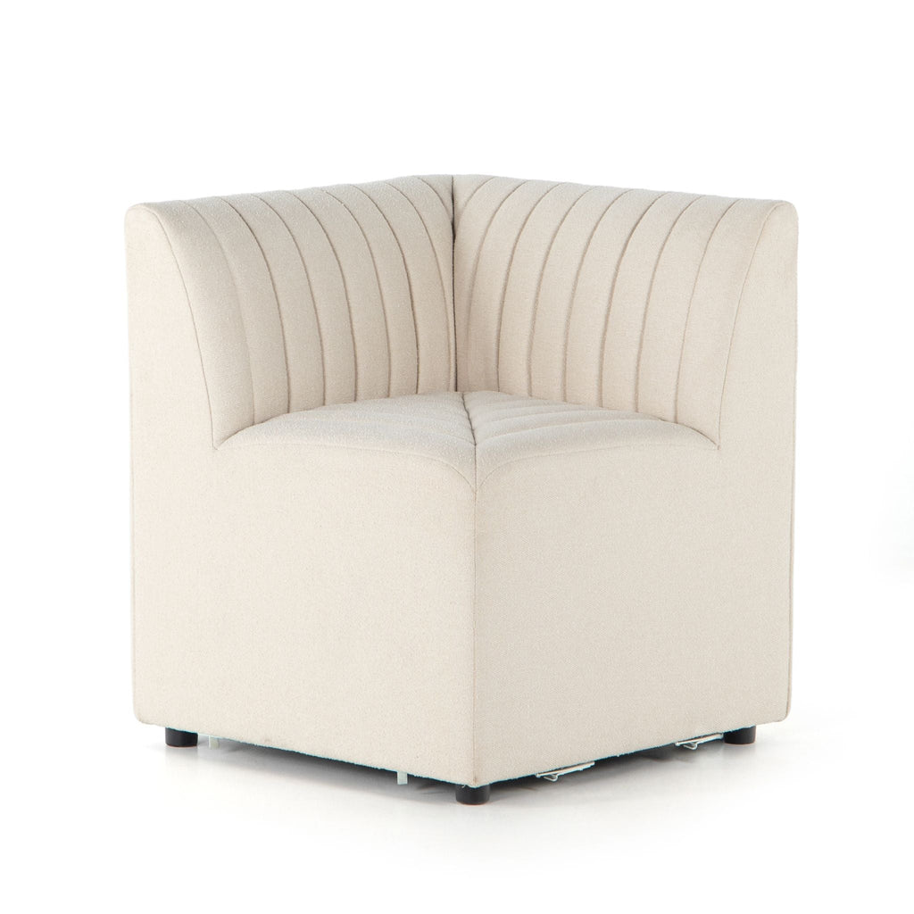 Channel Dining Banquette, Performance Capri Oatmeal - Sage InteriorsFH