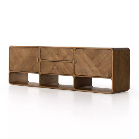 Channel the 70s Media Console - Sage InteriorsFour HandsMedia Stand