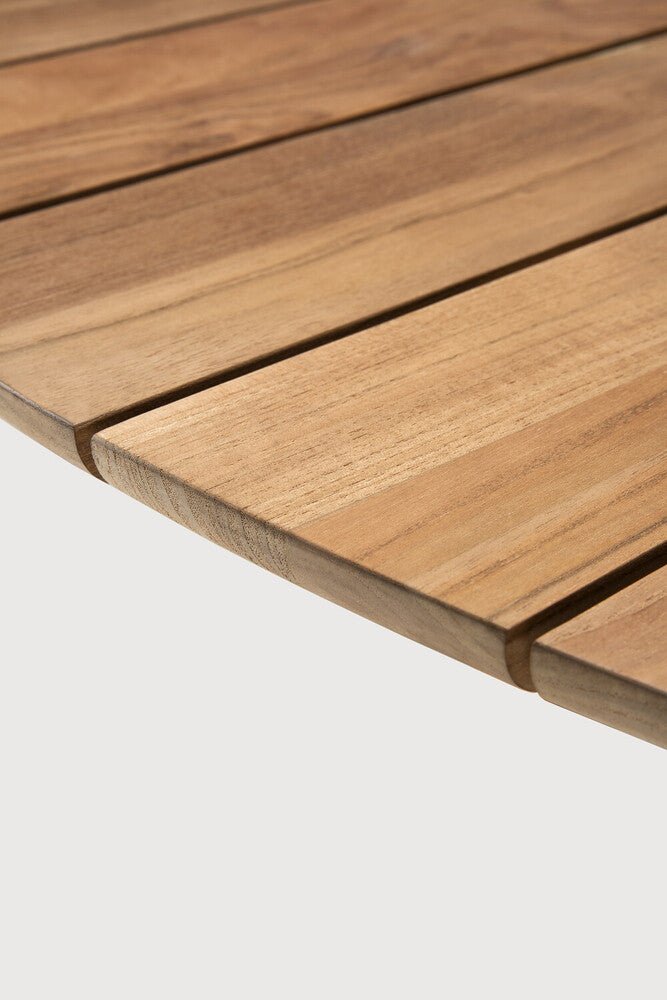 Circle Outdoor Dining Table – Solid Teak Patio Table by Sage Interiors - Sage InteriorsEthnicraftOutdoor Table