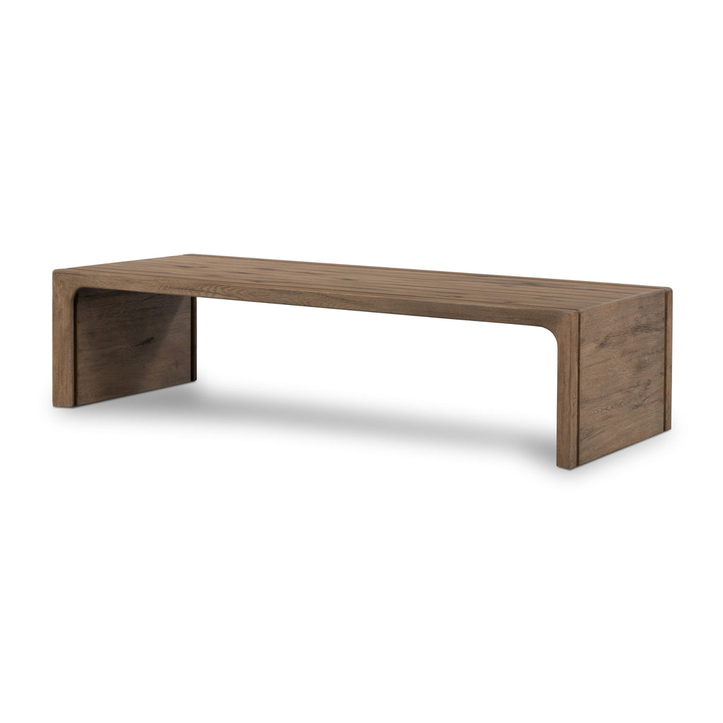 Sasson Coffee Table, Rustic Grey Oak
