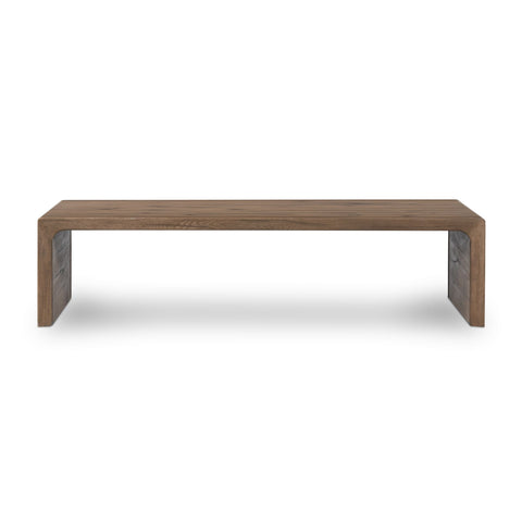 Sasson Coffee Table, Rustic Grey Oak, Delivered to You Sooner