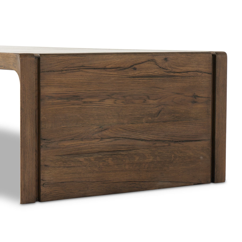 Sasson Coffee Table, Rustic Grey Oak