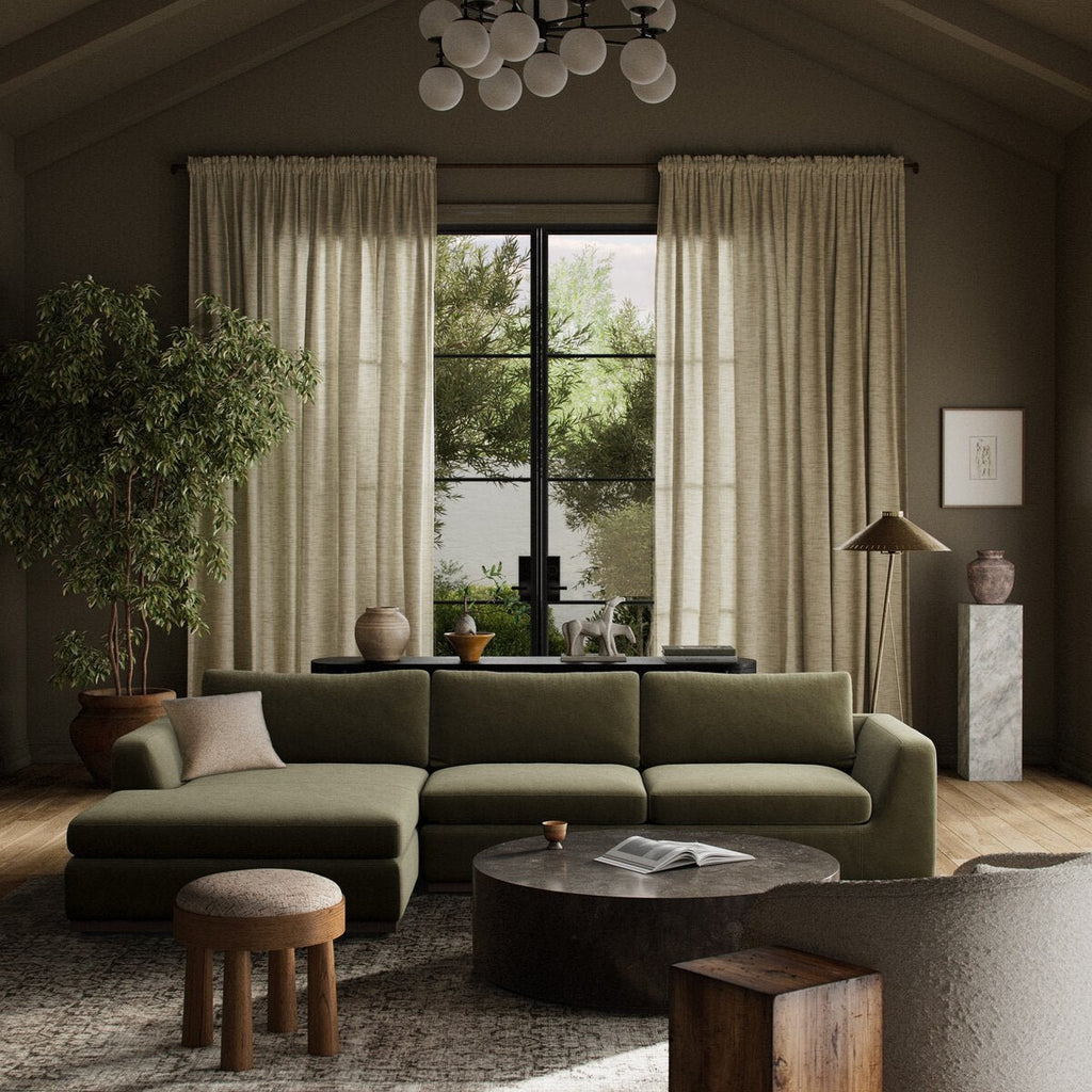 Colt 2 - Piece Sectional Sofa in Crypton® Performance Fabric – Modern Living Room Seating - Sage InteriorsFour Hands2 - Piece Sectional Sofa