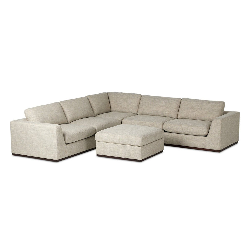 Colt 3 - Piece Sectional + Ottoman – L - Shaped Seating for 6 - Sage InteriorsSage Interiors