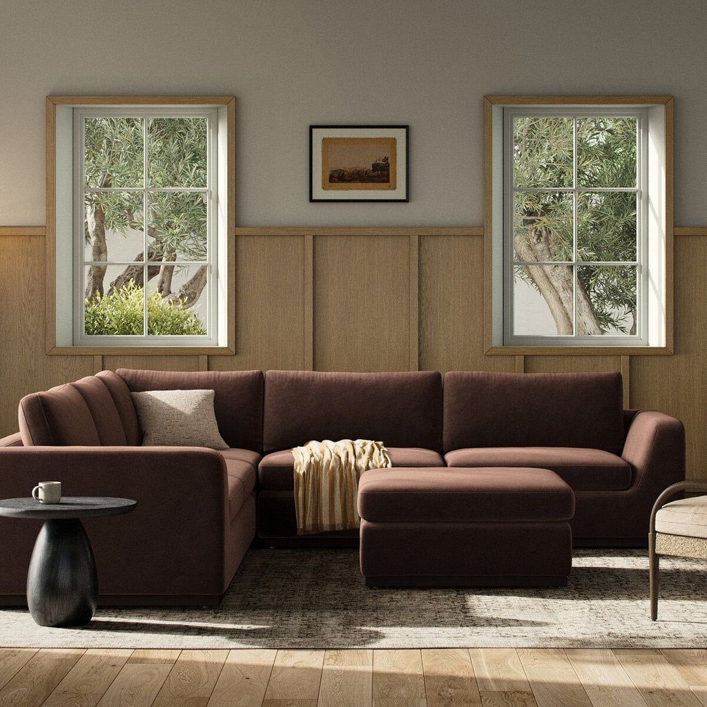 Colt 3 - Piece Sectional + Ottoman – L - Shaped Seating for 6 - Sage InteriorsSage Interiors