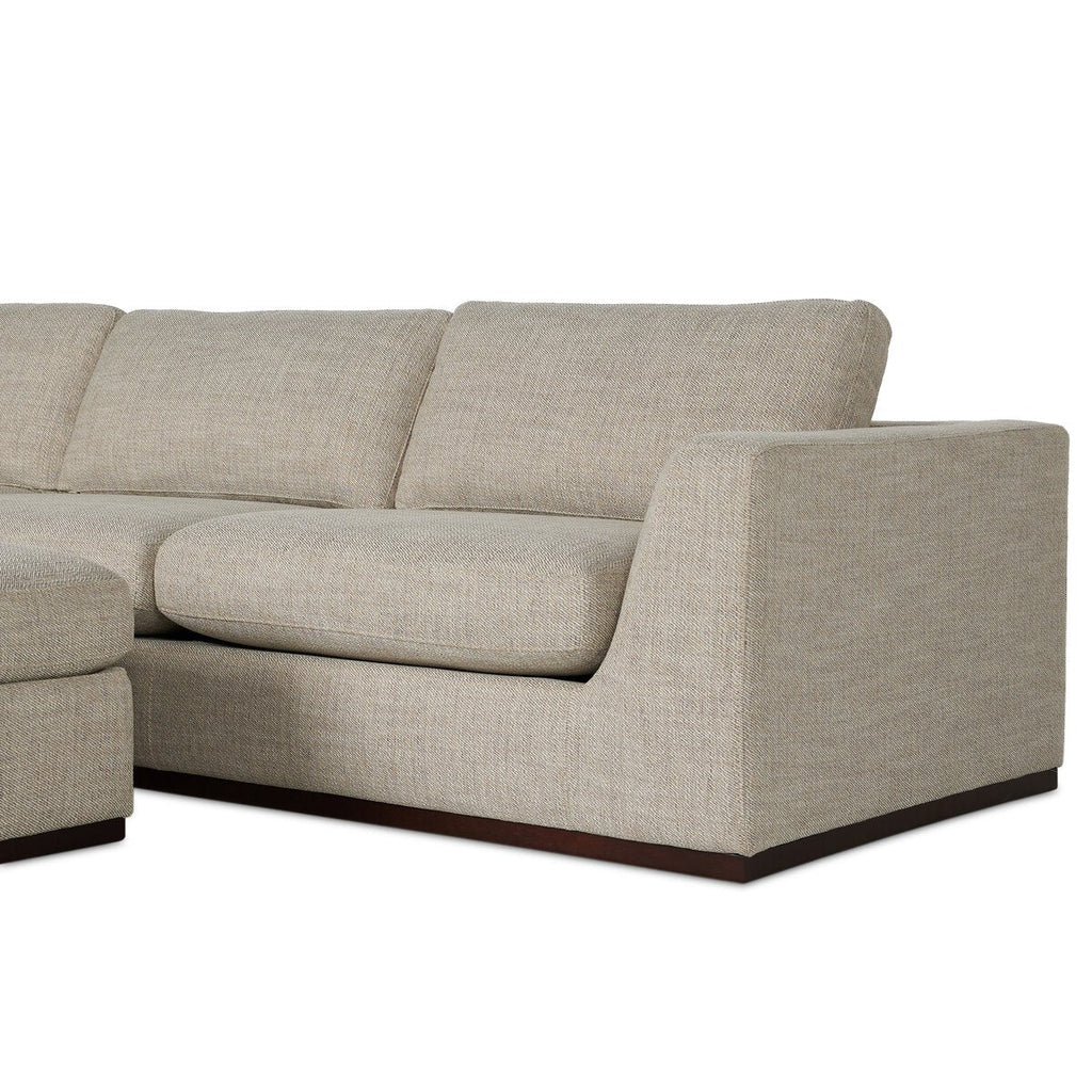 Colt 3 - Piece Sectional + Ottoman – L - Shaped Seating for 6 - Sage InteriorsSage Interiors