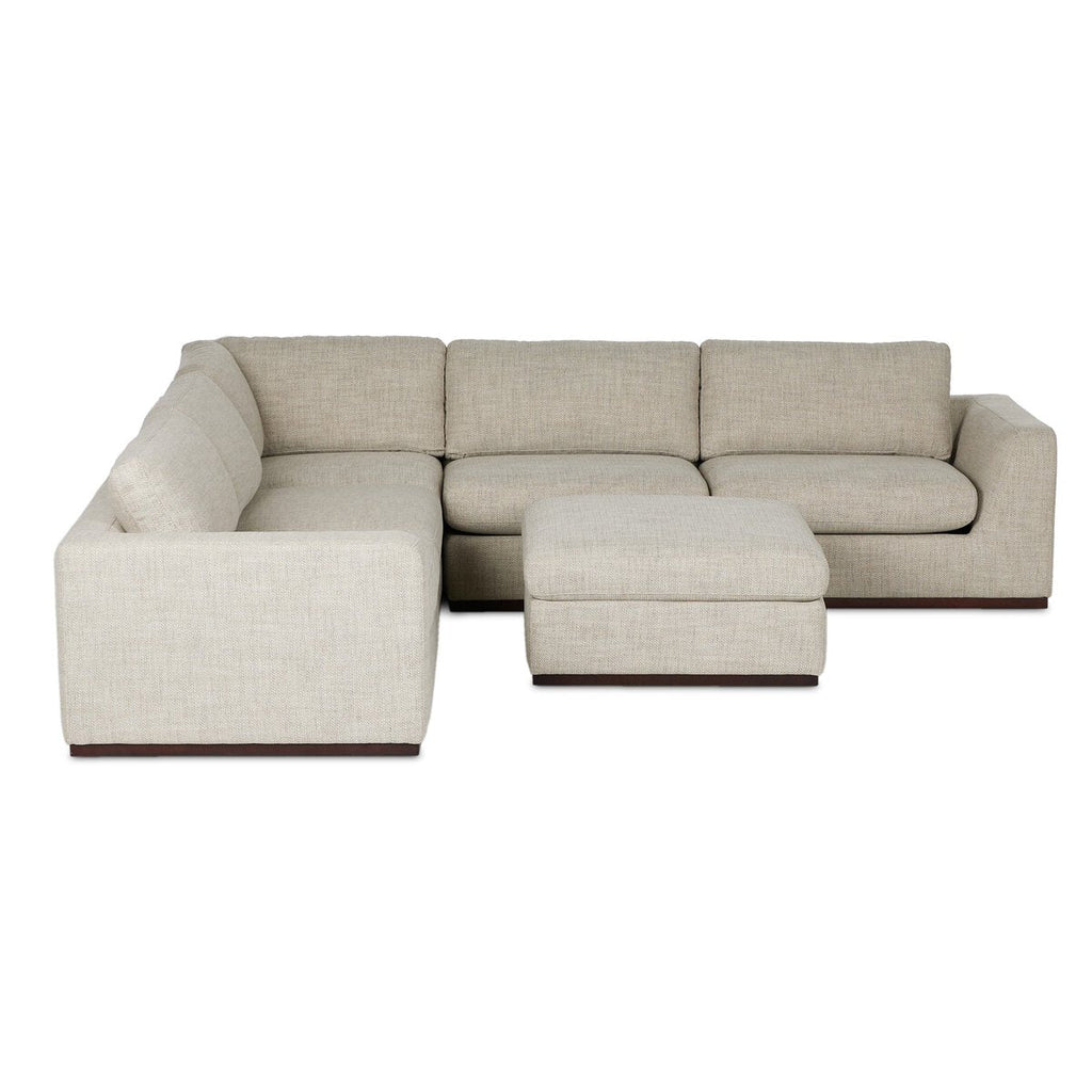 Colt 3 - Piece Sectional + Ottoman – L - Shaped Seating for 6 - Sage InteriorsSage Interiors