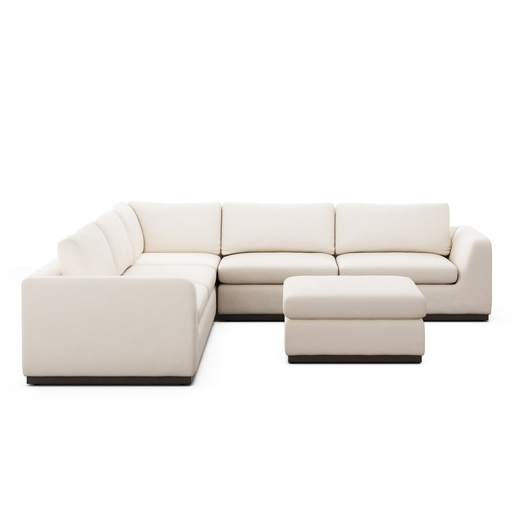 Colt 3 - Piece Sectional + Ottoman – L - Shaped Seating for 6 - Sage InteriorsSage Interiors