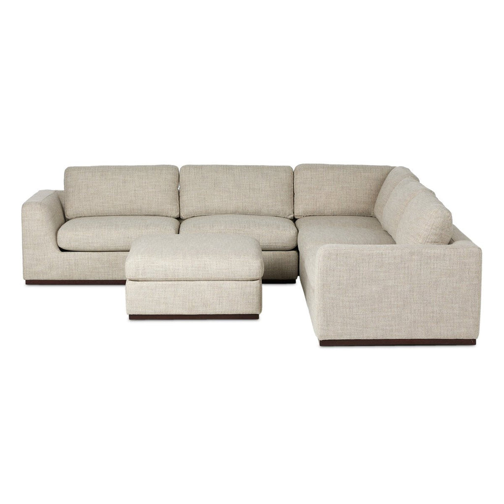 Colt 3 - Piece Sectional + Ottoman – L - Shaped Seating for 6 - Sage InteriorsSage Interiors