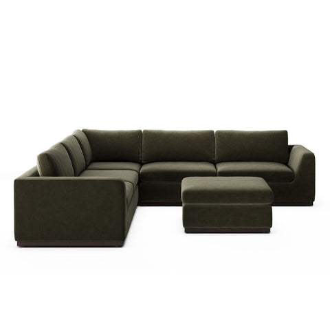 Colt 3 - Piece Sectional + Ottoman – L - Shaped Seating for 6 - Sage InteriorsSage Interiors