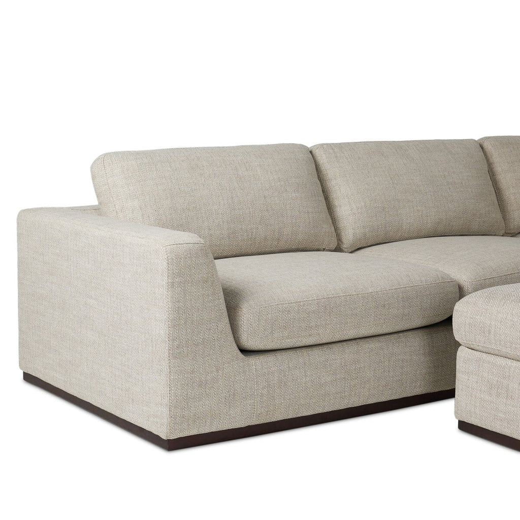 Colt 3 - Piece Sectional + Ottoman – L - Shaped Seating for 6 - Sage InteriorsSage Interiors