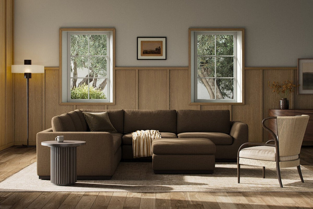 Colt 3 - Piece Sectional + Ottoman – L - Shaped Seating for 6 - Sage InteriorsSage Interiors