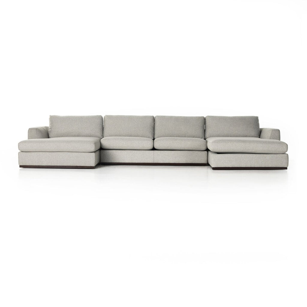 Colt 3 - Piece U - Sectional Sofa – Modular, Aldred Silver & Aged Sienna - Sage InteriorsFour Hands3 - Piece U Sectional Sofa