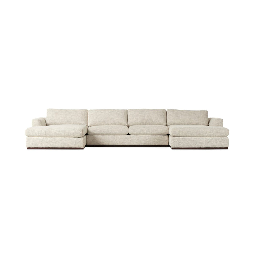 Colt 3 - Piece U - Sectional Sofa – Modular, Aldred Silver & Aged Sienna - Sage InteriorsFour Hands3 - Piece U Sectional Sofa