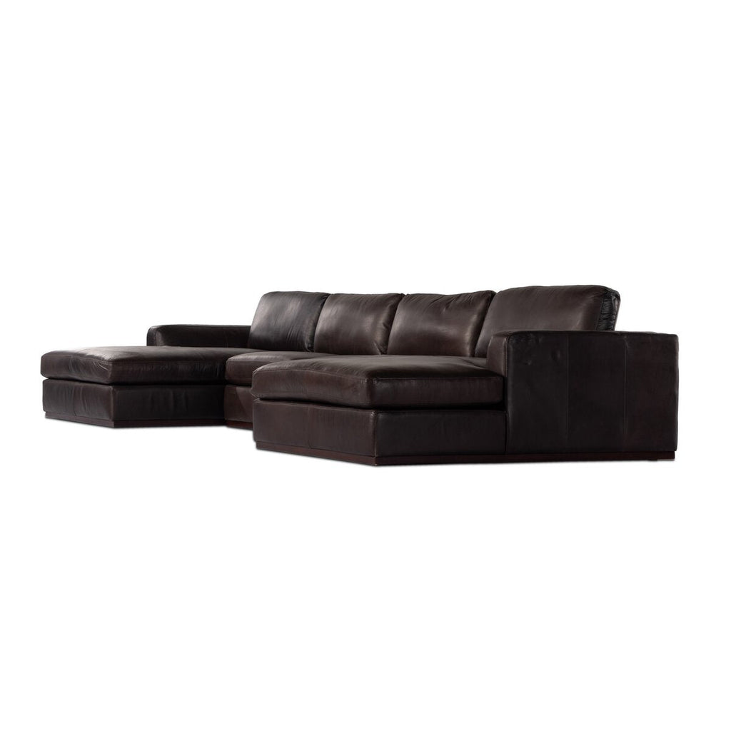 Colt 3 - Piece U - Sectional Sofa – Modular, Aldred Silver & Aged Sienna - Sage InteriorsFour Hands3 - Piece U Sectional Sofa