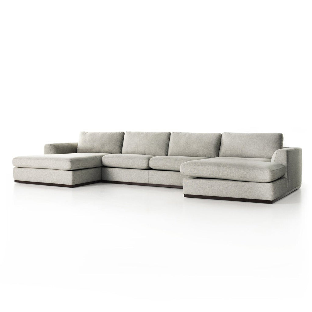Colt 3 - Piece U - Sectional Sofa – Modular, Aldred Silver & Aged Sienna - Sage InteriorsFour Hands3 - Piece U Sectional Sofa