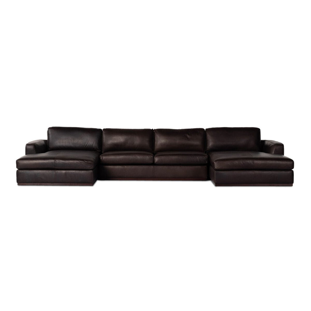 Colt 3 - Piece U - Sectional Sofa – Modular, Aldred Silver & Aged Sienna - Sage InteriorsFour Hands3 - Piece U Sectional Sofa