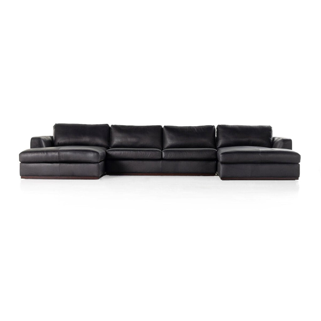 Colt 3 - Piece U - Sectional Sofa – Modular, Aldred Silver & Aged Sienna - Sage InteriorsFour Hands3 - Piece U Sectional Sofa