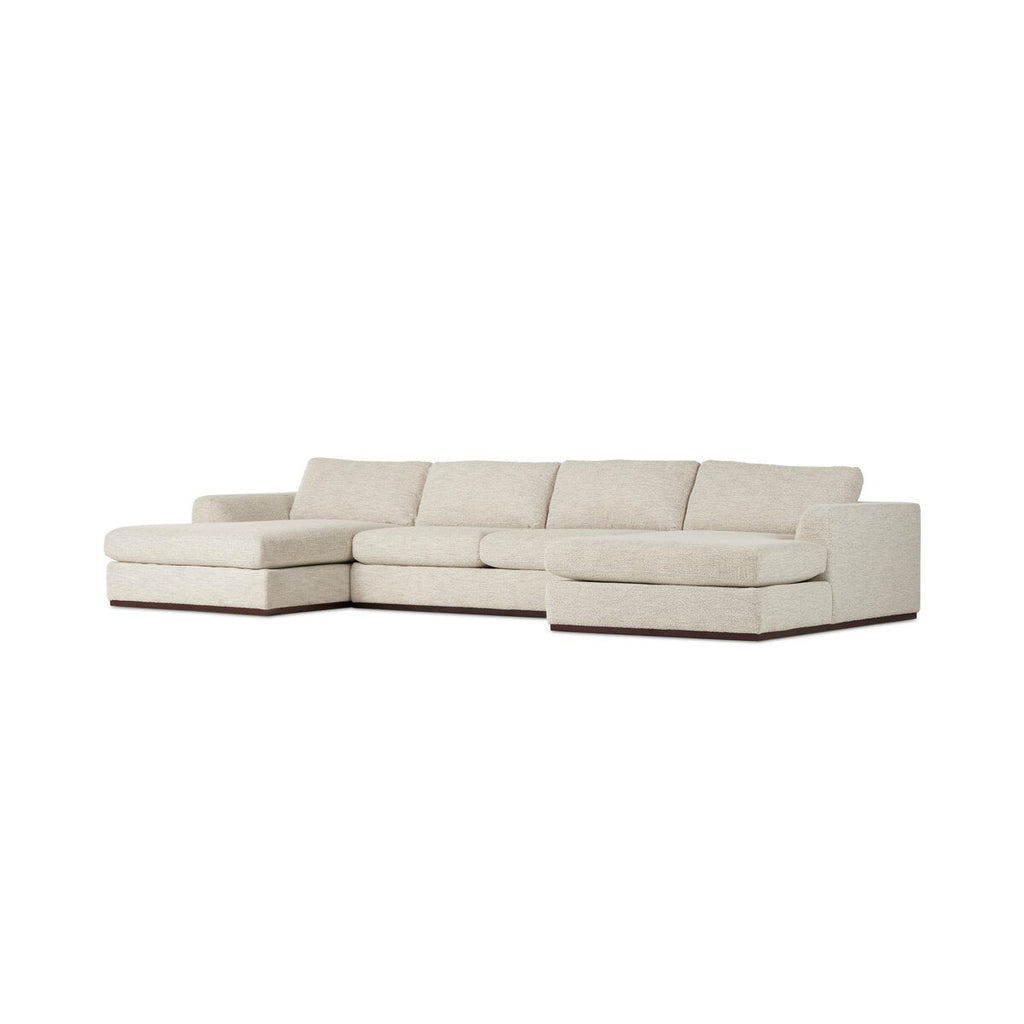 Colt 3 - Piece U - Sectional Sofa – Modular, Aldred Silver & Aged Sienna - Sage InteriorsFour Hands3 - Piece U Sectional Sofa