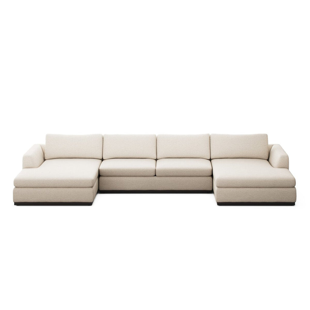 Colt 3 - Piece U - Sectional Sofa – Modular, Aldred Silver & Aged Sienna - Sage InteriorsFour Hands3 - Piece U Sectional Sofa