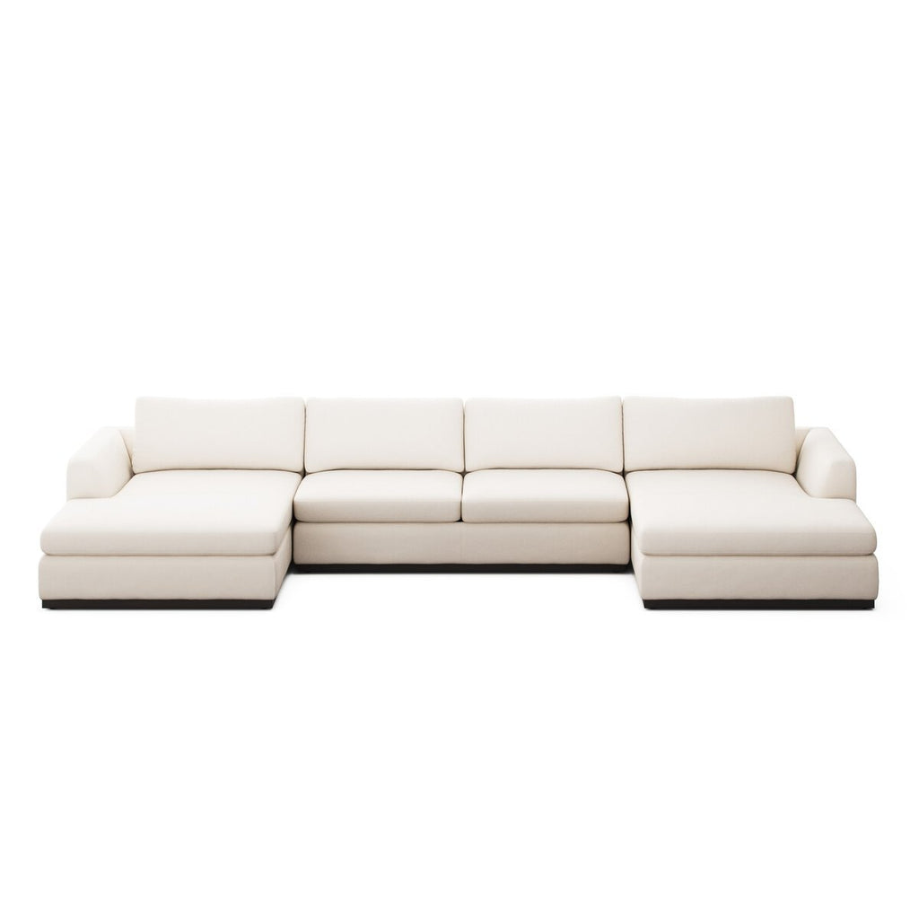 Colt 3 - Piece U - Sectional Sofa – Modular, Aldred Silver & Aged Sienna - Sage InteriorsFour Hands3 - Piece U Sectional Sofa