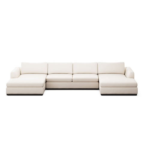 Colt 3 - Piece U - Sectional Sofa – Modular, Aldred Silver & Aged Sienna - Sage InteriorsFour Hands3 - Piece U Sectional Sofa