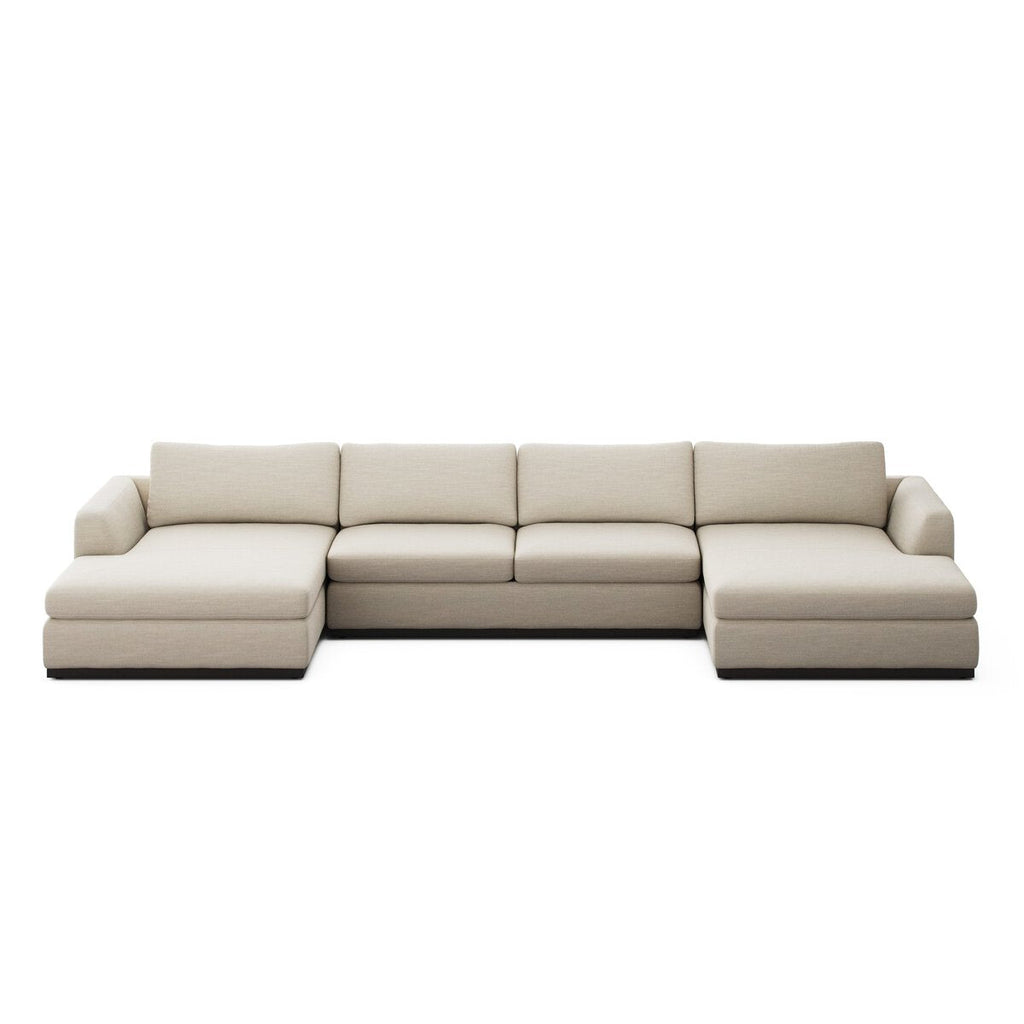 Colt 3 - Piece U - Sectional Sofa – Modular, Aldred Silver & Aged Sienna - Sage InteriorsFour Hands3 - Piece U Sectional Sofa