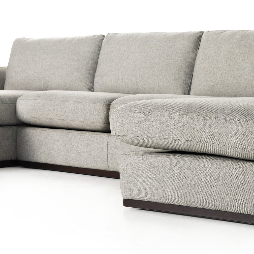 Colt 3 - Piece U - Sectional Sofa – Modular, Aldred Silver & Aged Sienna - Sage InteriorsFour Hands3 - Piece U Sectional Sofa