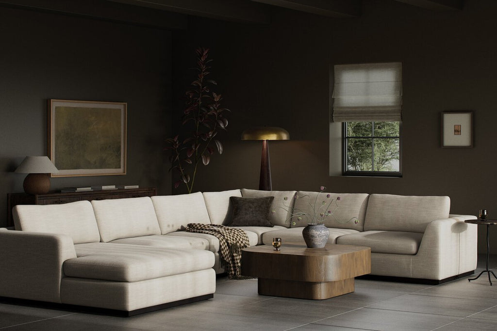 Colt 4 - Piece Sectional Sofa – Modular L - Shaped with Chaise - Sage InteriorsFour Hands4 - Piece Sectional Sofa