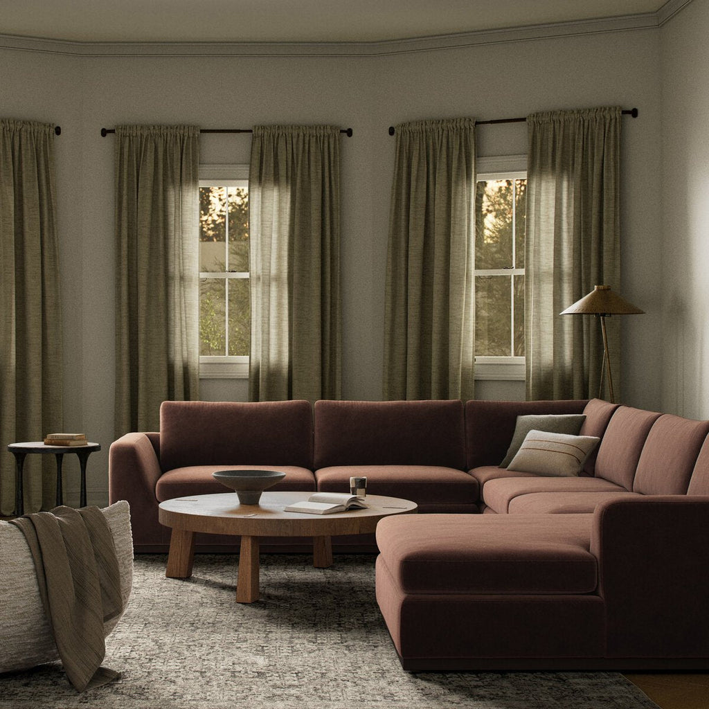 Colt 4 - Piece Sectional Sofa – Modular L - Shaped with Chaise - Sage InteriorsFour Hands4 - Piece Sectional Sofa