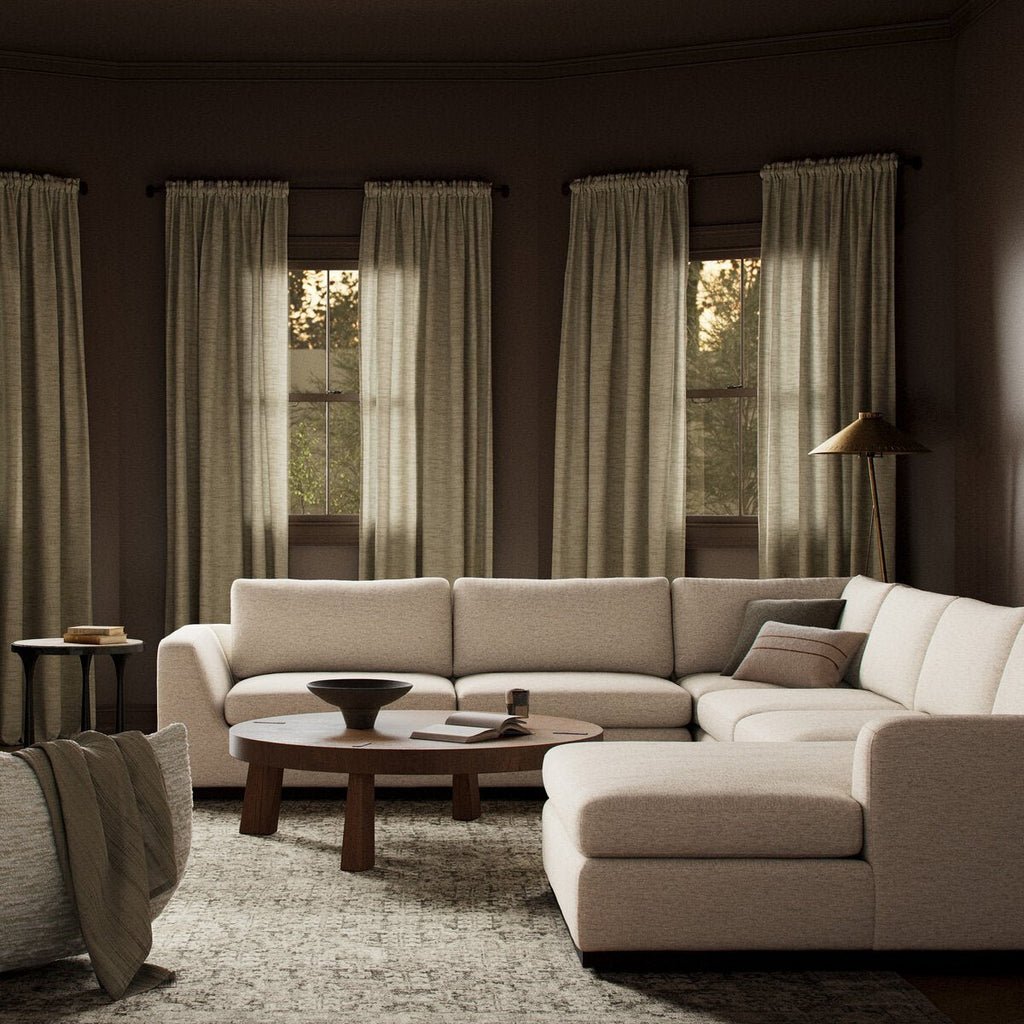 Colt 4 - Piece Sectional Sofa – Modular L - Shaped with Chaise - Sage InteriorsFour Hands4 - Piece Sectional Sofa