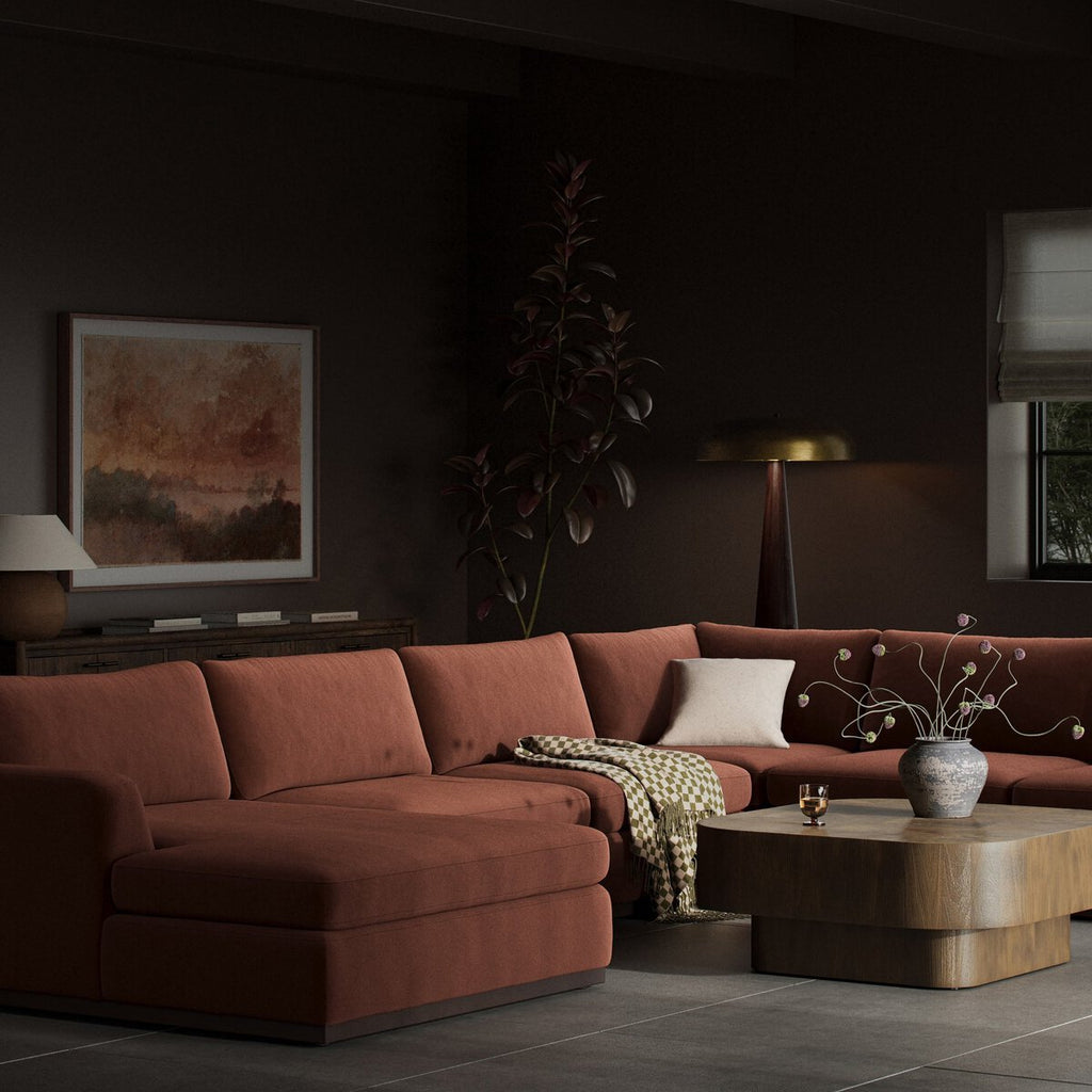Colt 4 - Piece Sectional Sofa – Modular L - Shaped with Chaise - Sage InteriorsFour Hands4 - Piece Sectional Sofa