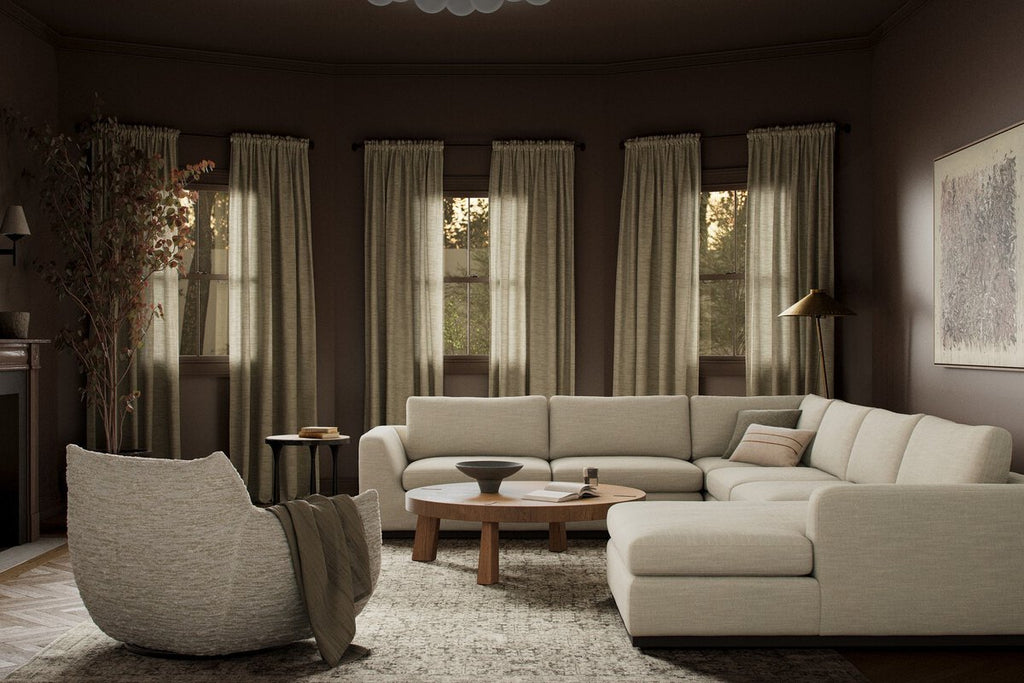 Colt 4 - Piece Sectional Sofa – Modular L - Shaped with Chaise - Sage InteriorsFour Hands4 - Piece Sectional Sofa
